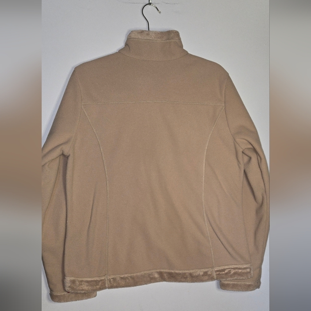 Lands' End Women's Tan Teddy Jacket - Picture 2 of 6
